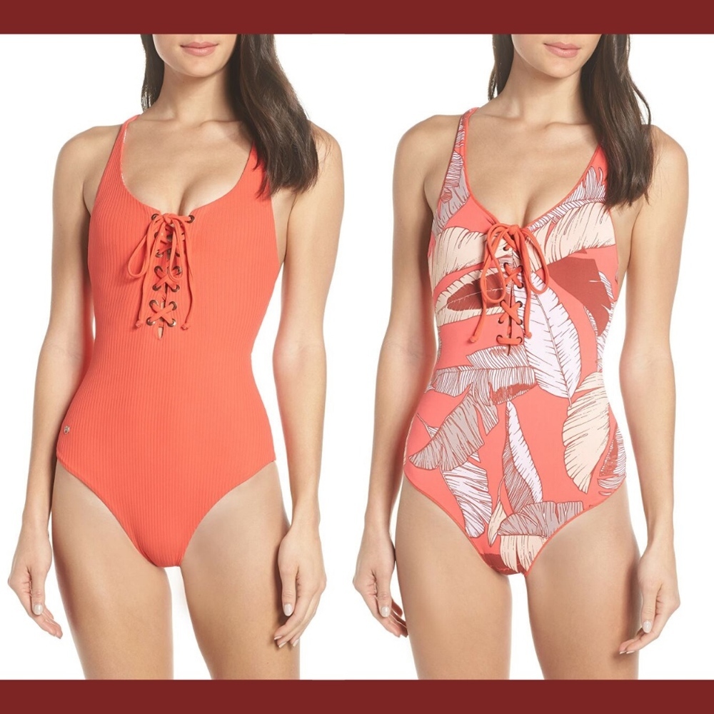 NEW MAAJI Cayenne Heavenly Reversible One-Piece‎ Swimsuit [SZ Small ]